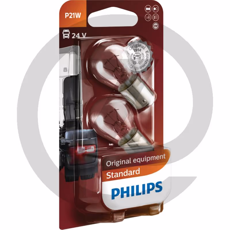 Philips Ampoule sphérique P21W