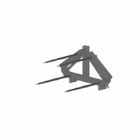 Pic'2 bal n°4 repliable ø36 perce avec 4 dents 1100