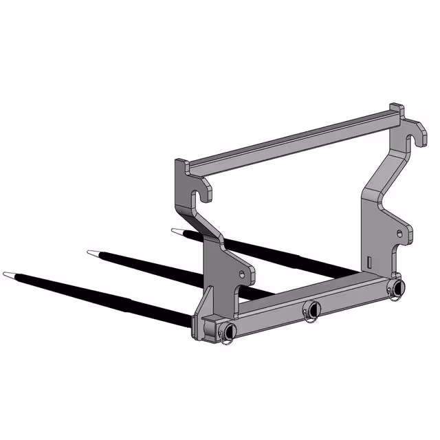Pic'bal euro avec 3 dents 1100x40 percee gris