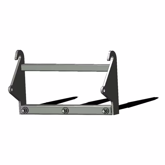 Pic'bal faucheux blanc avec 3 dents 40x1100 percee