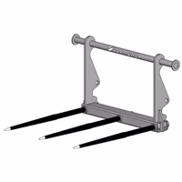 Pic'bal mx avec 3 dents 1100x40 percee gris