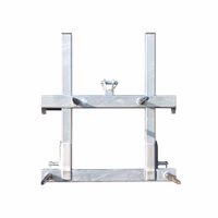 Pic botte 2 dents avec surélévation attache Euro et 3 point Fliegl Combi