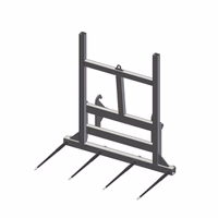 Pic botte ap 1800 4 dents ø45 lg 1055 percee faucheux blanc