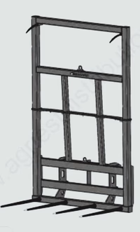 PIC BOTTE AP 2001 4 DENTS Ø45 LG ATTACHE MERLO