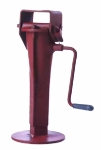 Pied bequille manivelle ø57 c370 fix tube charge 1300kg