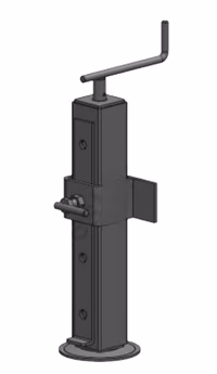 Pied bequille reglable carre 80
