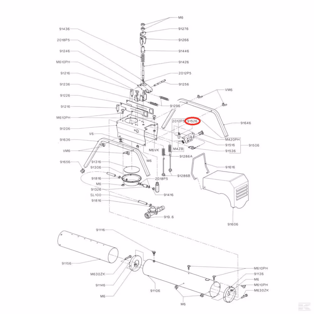 Piezo rond pour canon à gaz - Universel