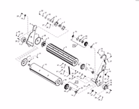 Pignon 17 dents entrainement rouleau de balancier Round Baler BR7070 NH