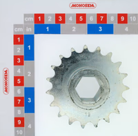 Pignon 19 Dents Chassis Econofold Ga5107 - Ka5107 