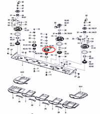Pignon 44 dents Pottinger