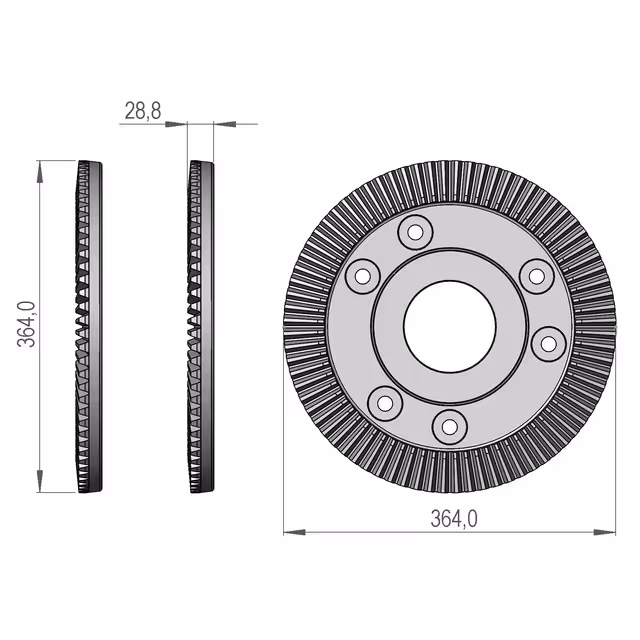 PIGNON CONIQUE 76/4,8 STAR SERIE 400 SIP156025801