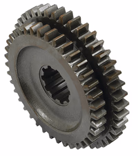 Pignon double 2 3ème 38 44 dents. denture droite. Case IH 751071R1 adaptable