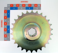 Pignon Interchangeable 26Dts 5/8" Boite De Vitesse Zn 