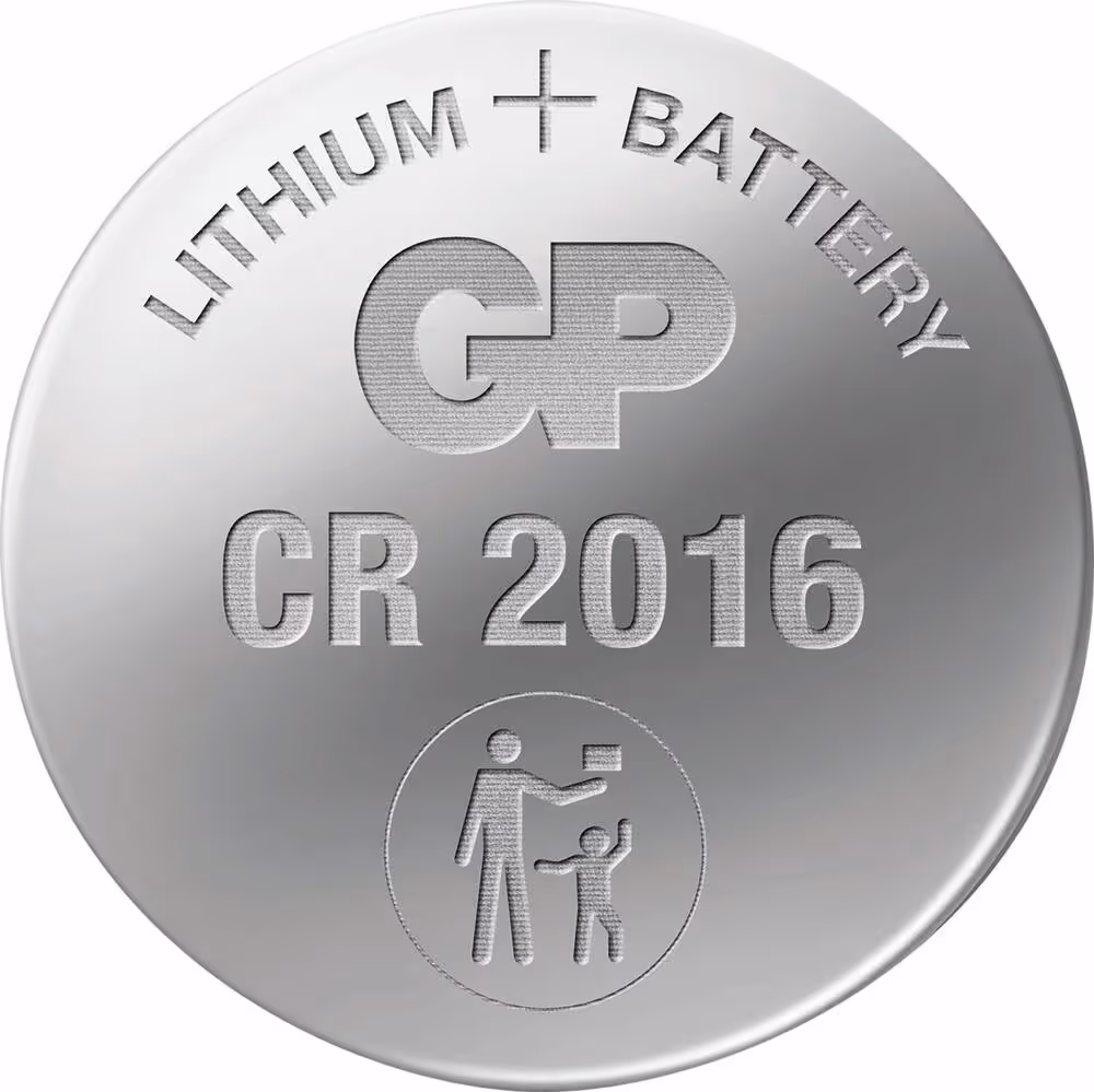 PILE BOUTON LITHIUM CR2016 - BLISTER 1 PC