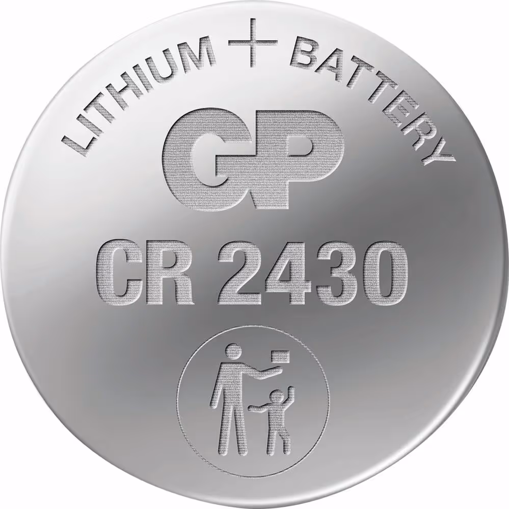 PILE BOUTON LITHIUM CR2430 - BLISTER 1 PC