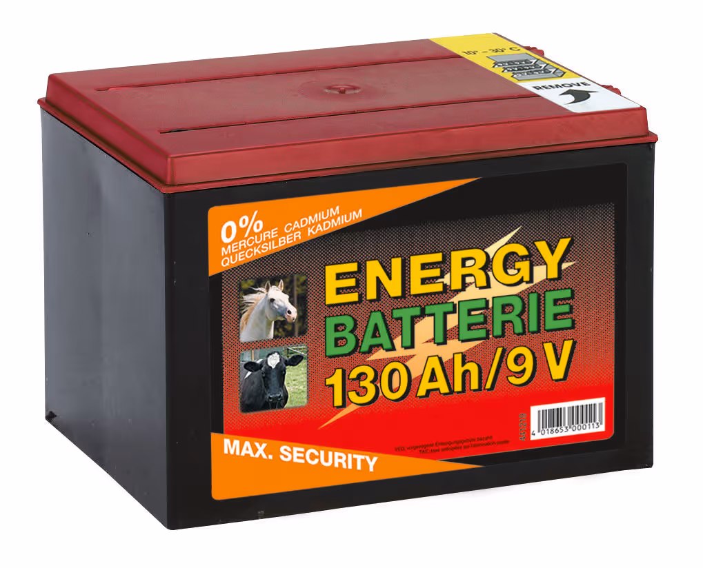 Pile Saline 9V 130Ah grand boîtier