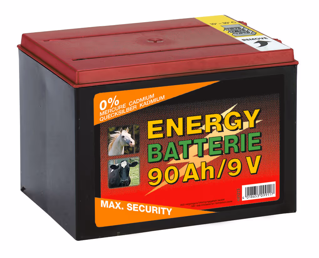 Pile Saline 9V 90Ah grand boîtier
