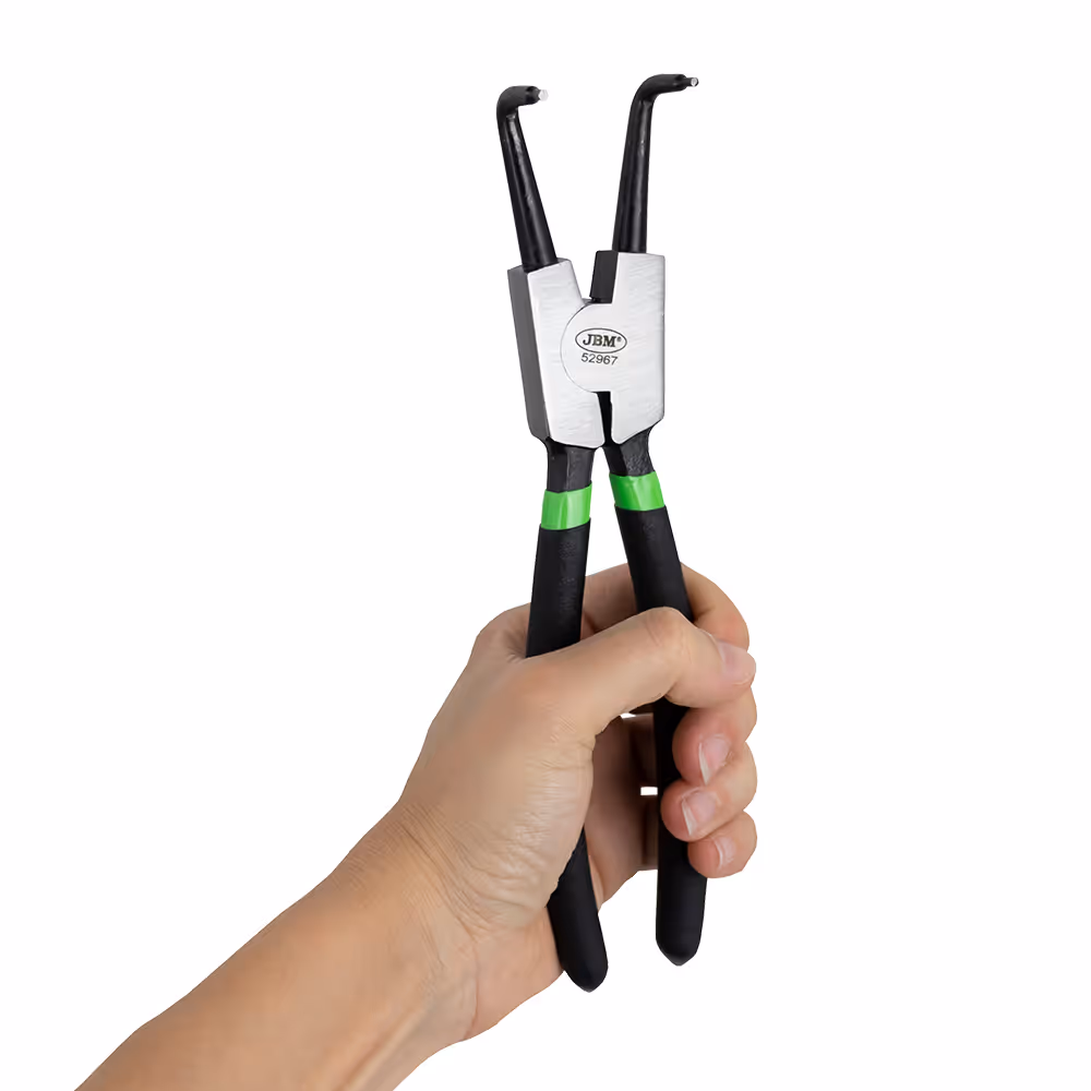 Pince à circlips pour exterieur - embout courbe 9" 225mm