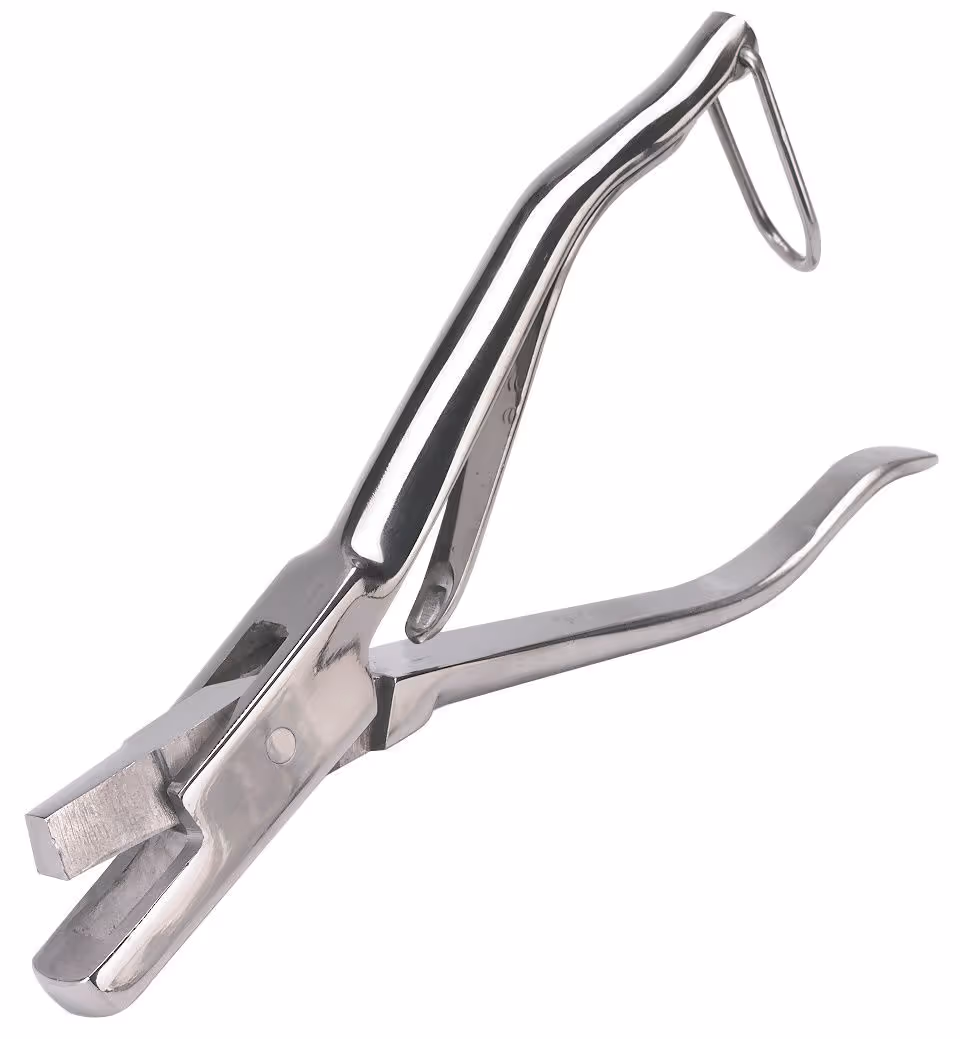 Pince à encocher inox coupe carrée