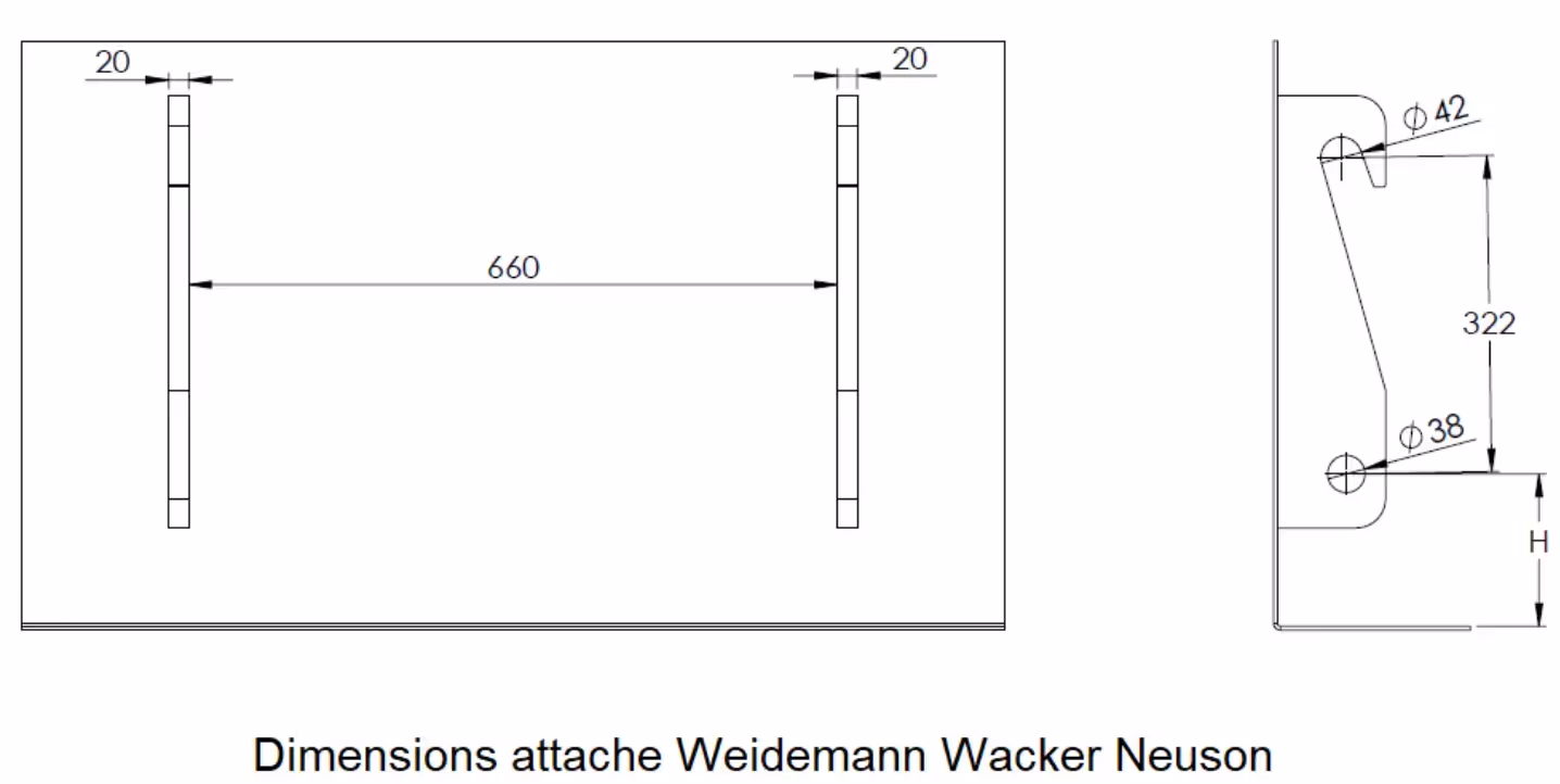 Pince à enrubannage 1500 attache Weidemann Wacker neuson Sonarol avec défauts