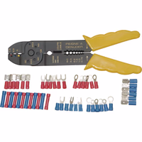 Pince a sertir avec assortiment de 48 cosses isolees bliester