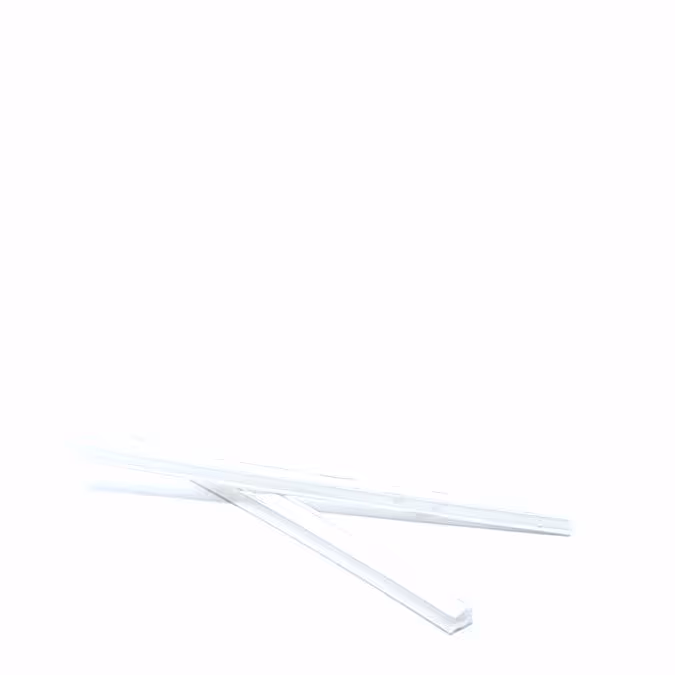 Pince blanche pour fanion L210 polyéthylène
