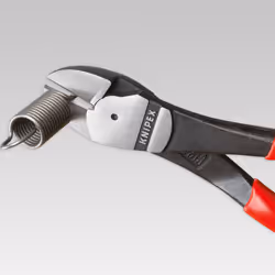 Pince coup.de cote forte demult.200mm knipex