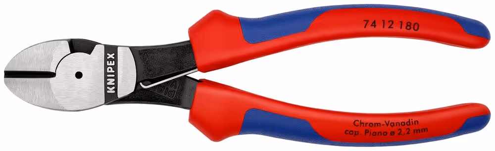PINCE COUPANTE DE CÔTE DEMULTIPLIEE 180MM AVEC RESSORT