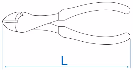 Pince coupante diagonale 185mm