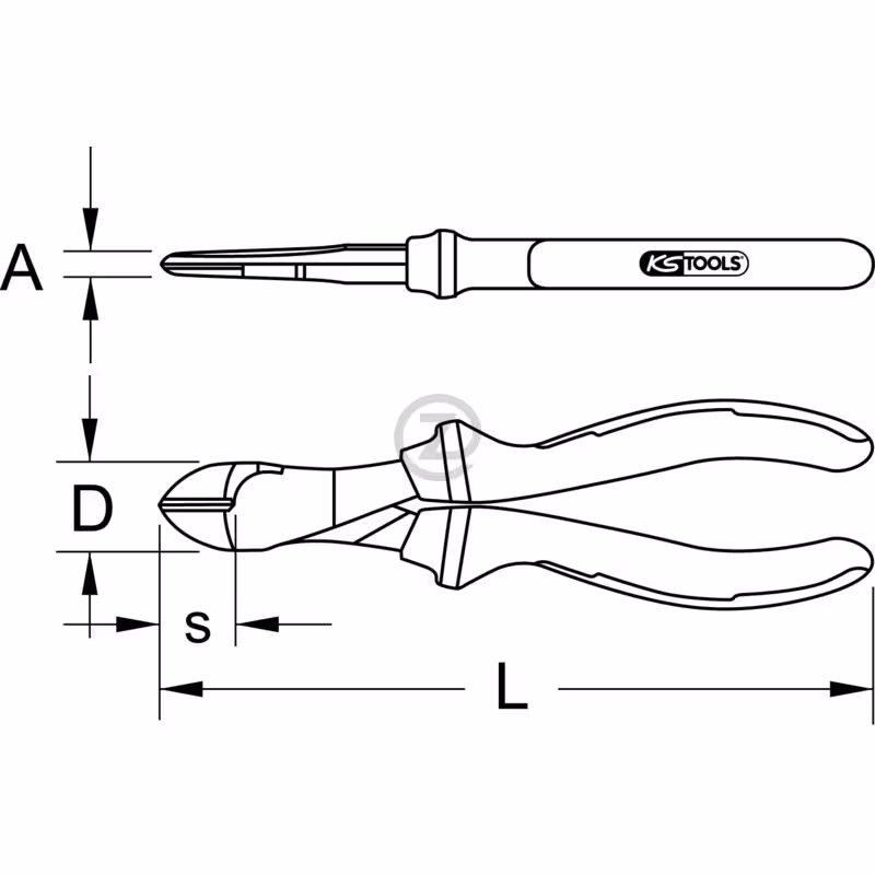 Pince coupante lat. VDE ERGOTORQUE