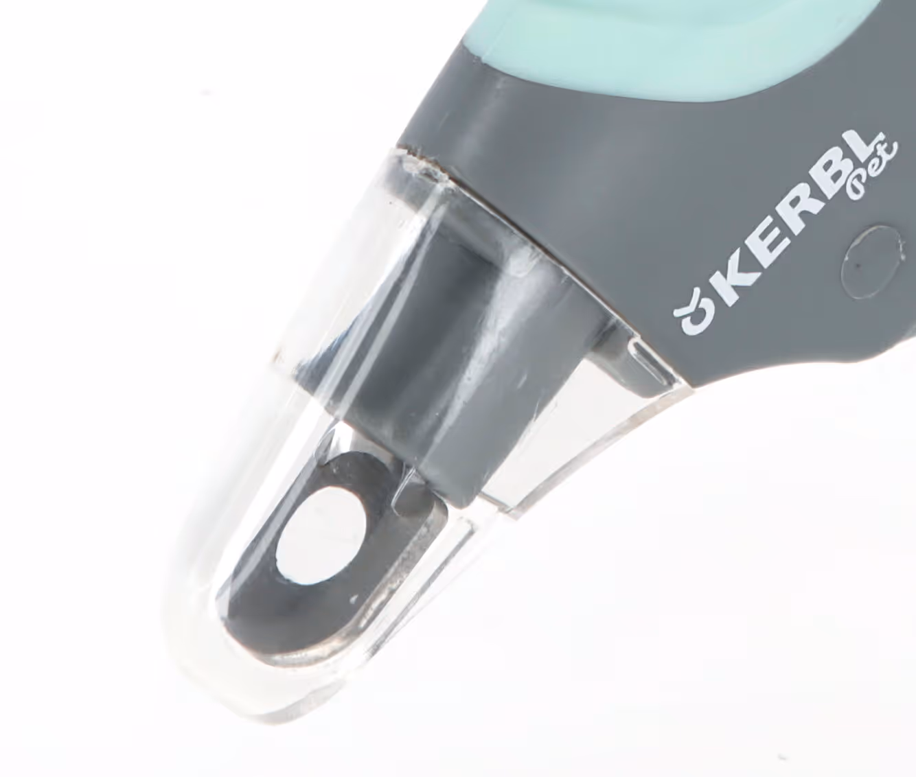 Pince coupe-griffes turquoise/gris, 14,5cm