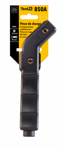 Pince de charge courbée isolée 850 A (noire)