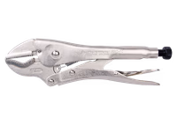 Pince étau machoires incurvées 250 mm nickel