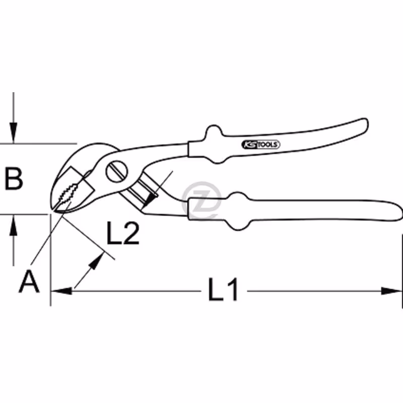 Pince multiprise 1000V CLASSIC, 260mm