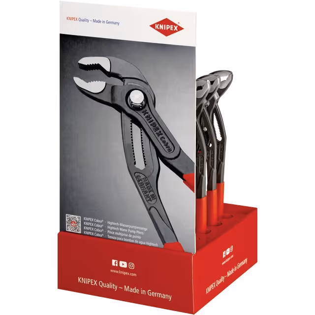 Pince multiprise cobra lg 250 mm presentoir de 10