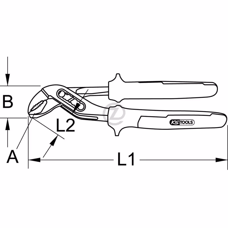 Pince multiprise ERGOTORQUE® VDE, 240 mm