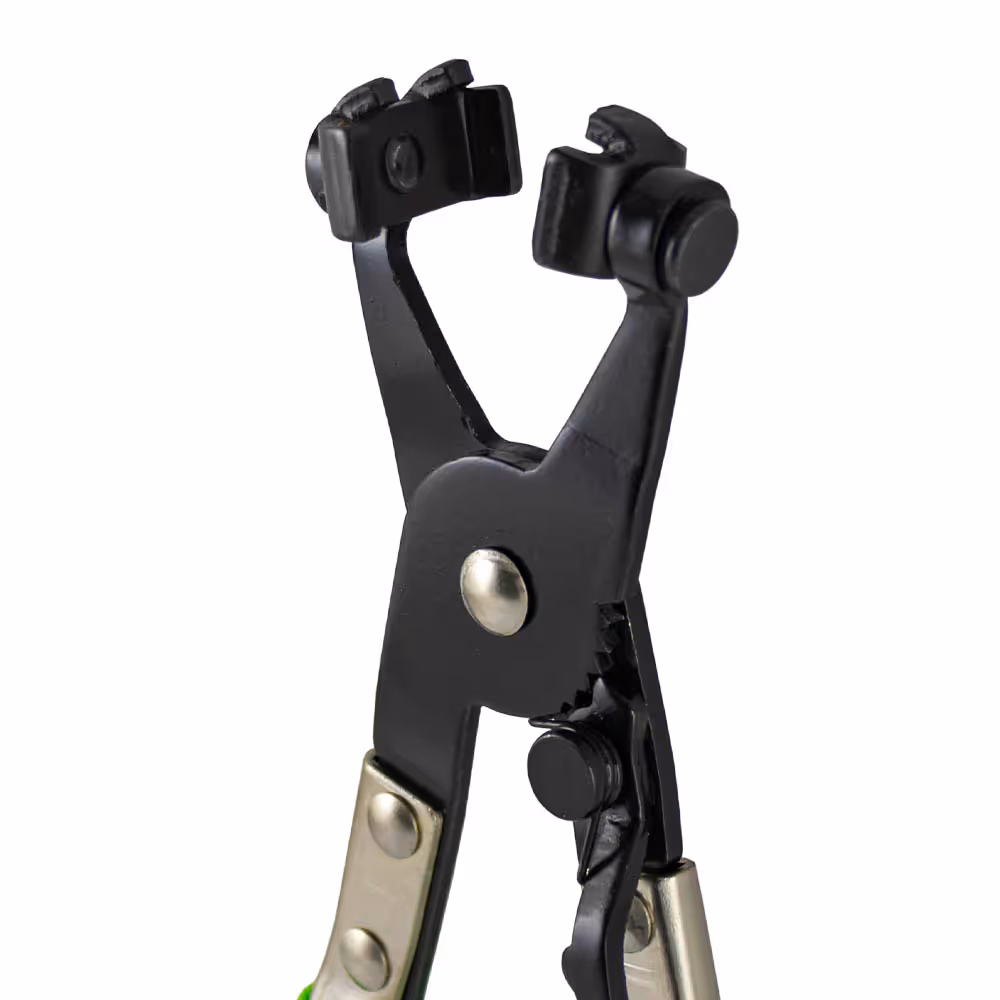 Pince pour collier de serrage avec pointe rotative