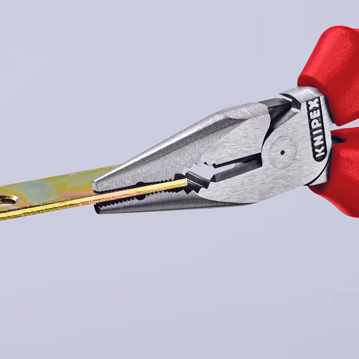 Pince universelle a becs demi-ronds noire 145mm knipex