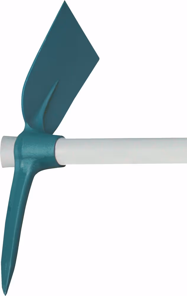 PIOCHE TERRASSIER OEIL ROND 2,5KG + MANCHE FIBRERGO