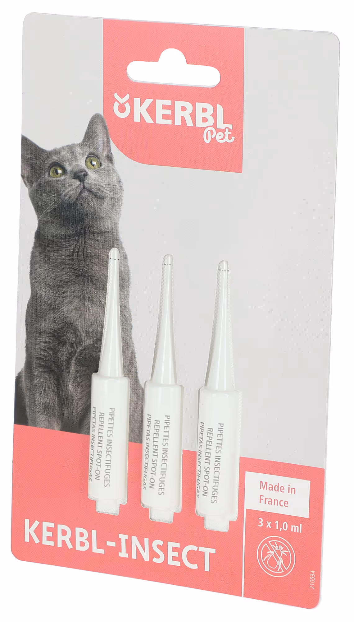 Pipette Kerbl Insect pour chat 3X1ml, 12pcs