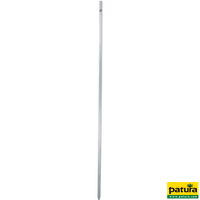 Piquet de terre, hauteur 2 m, piquet en T,  fer zingué avec vis en inox