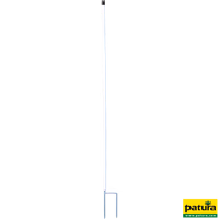 Piquet en plastique, rond d= 19 mm, hauteur 1,71 m (cloture 1,30 m), pointe double, les 10