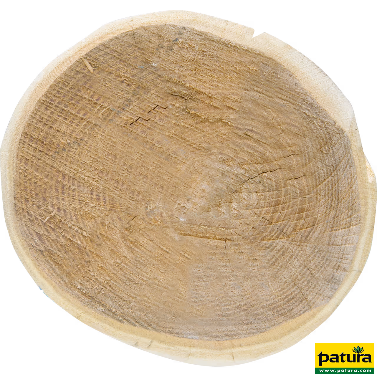 Piquet en robinier, rond, 2750 mm, d=16-18 cm, appointé, chanfreiné raboté, poncé