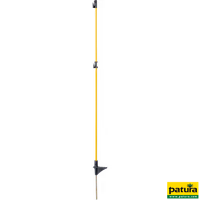 Piquet fibre de verre ovale 1,10 m , avec beche et deux isolateurs (les  10)