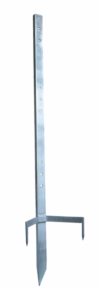 Piquet multiplat, galva, 120cm max 3 enrouleurs, 44296+44280