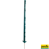 Piquet plastique vert, 1,05 m, 7 passe- fils et 2 passe-cordes, les 10