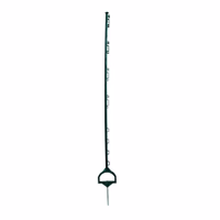 Piquet plastique vert avec etrier 157 cm 10 œillets par 20