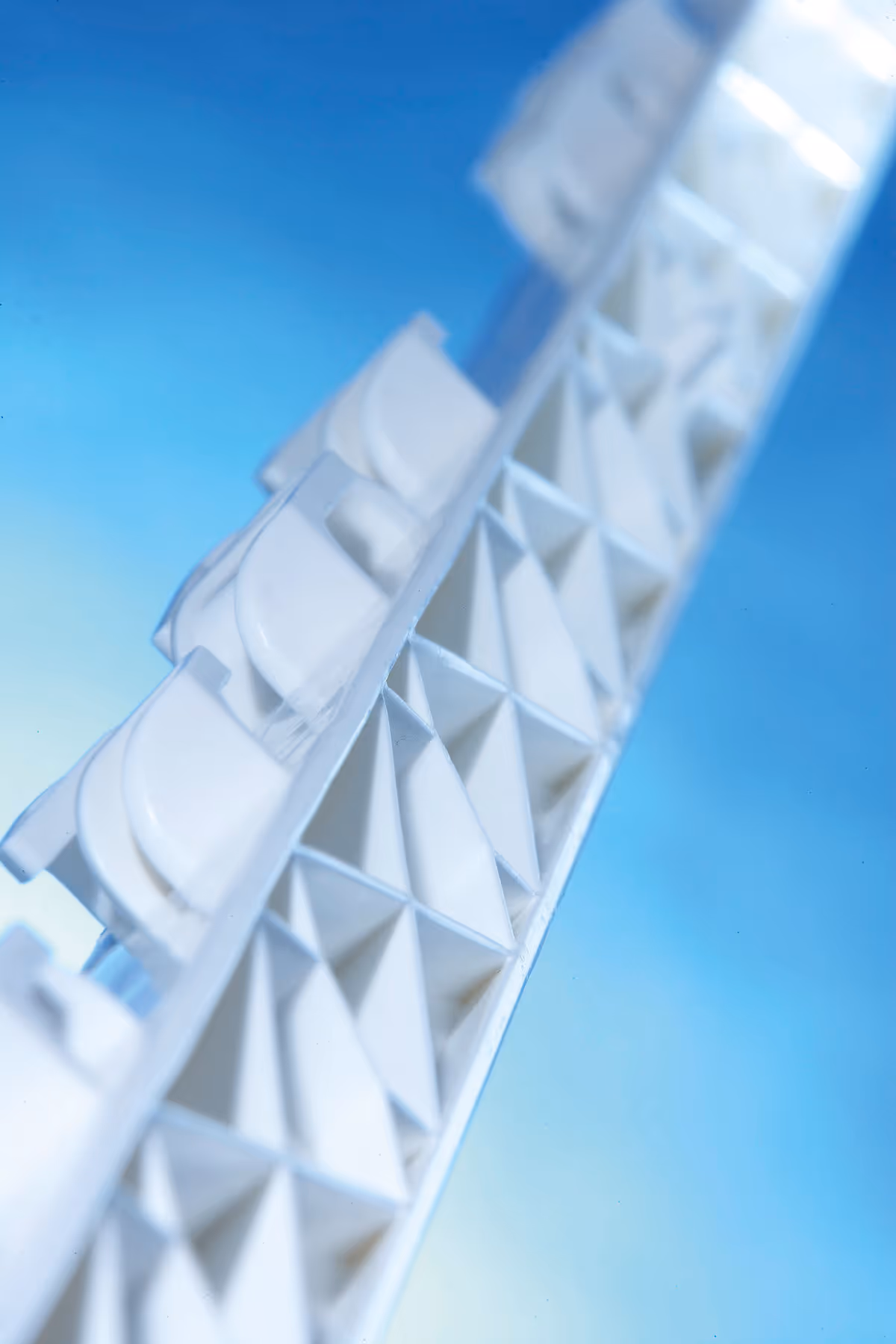 Piquet PVC Titan Plus blanc, 110cm, simple bêche