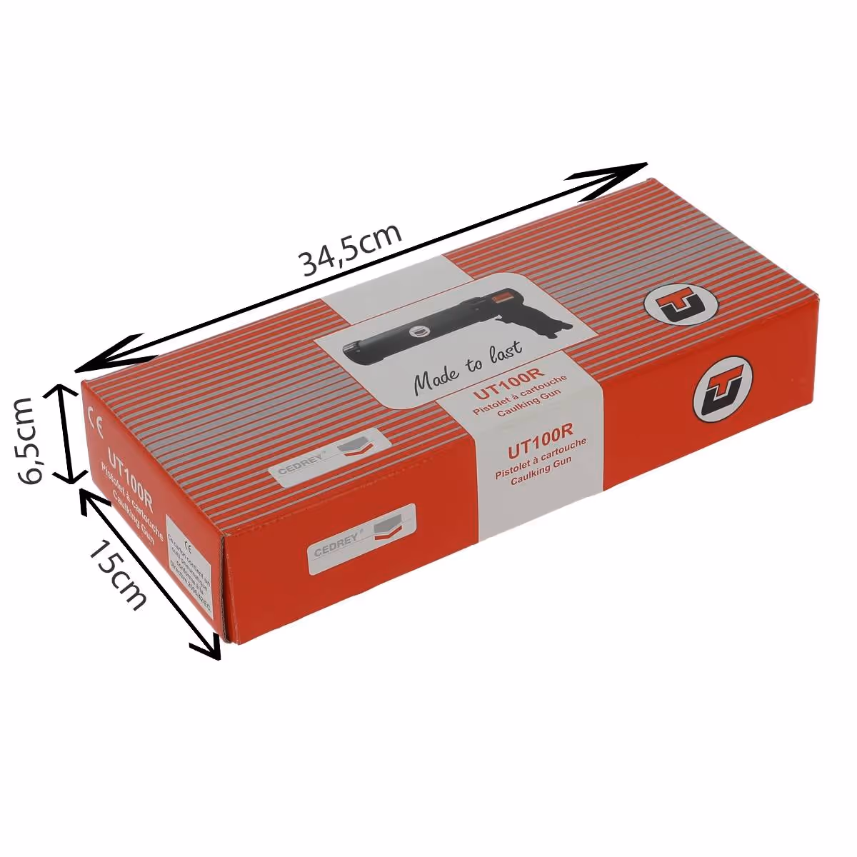 Pistolet a extruder avec regul pour cartouche simple