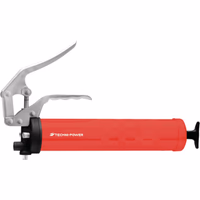 Pistolet a graisse deux sorties avec flexible et bec rigide techni-power